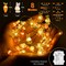 Easter Decorations 13FT 50LEDs Bunny Carrot String Lights Battery Operated, Easter Decor Spring Rabbit Fairy Lights with 8 Modes for Home Indoor Outdoor Easter Basket Eggs Party Seasonal Bedroom Decor